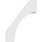Ekena Millwork 5-in. W x 18-in. D x 24-in. H Westlake Architectural Grade PVC Knee Brace BRCP05X18X24WTL - alternate 3